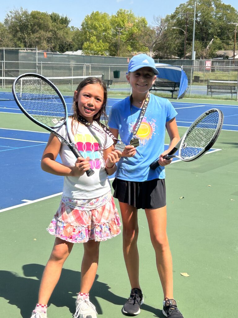 Olivia and Mia USTA Tournament - Sept/2023 Orange Ball 1st and 2nd place